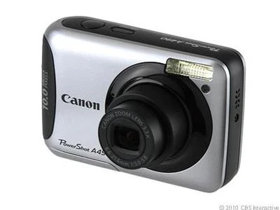 Canon PowerShot A490 10.0MP Digital Camera - Silver
