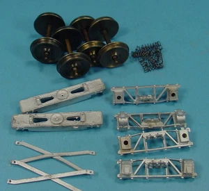 On30 D&RGW 3'7" SPRUNG ARCH BAR FREIGHT TRUCKS WISEMAN MODEL SERVICES #WMFT3 - Picture 1 of 1