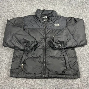 THE NORTH FACE Jacket Boys Small Black 600 GOOSE DOWN INSULATED PUFFER - Picture 1 of 16