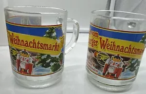 Grub Vom Freiburger Weihnachtsmarkt Clear Glass Mugs 2 - Picture 1 of 5