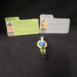 Lot of 2 GI JOE SGT. SLAUGHTER with 3 Card  - Picture 1 of 6