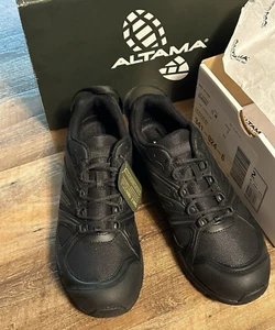 Altama 355001 Herren Aboottabad Trail Niedrig Schwarz Taktische Laufschuhe Größe 12 - Bild 1 von 7