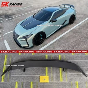 Fits For 2018-2024 Lexus LC500 LC500h Coupe Carbon Fiber Rear Trunk Spoiler Wing - Picture 1 of 15