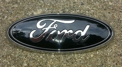  Ford EDGE 2011-2014 puerta levadiza (trasera) emblema, 7" negro brillante 3D Foto 1 de 4