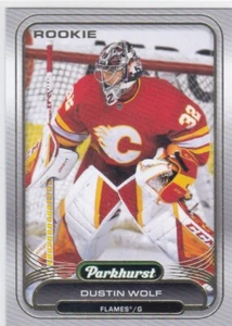 2023/24 PARKHURST..DUSTIN WOLF..GOLD FOIL..ROOKIE..CARD # 51..FLAMES - Picture 1 of 2