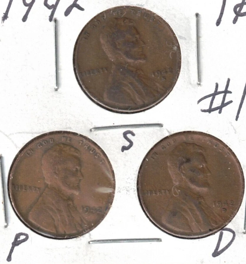 1942 U.S. Mint Lincoln Wheat Small Cents for sale | eBay