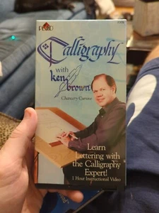 Calligraphy with Ken Brown: Chancery Cursive - VHS - Lettering Instruction - - Picture 1 of 5