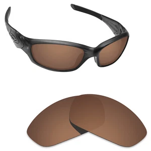 Hawkry Polarized Replacement Lense for-Oakley Straight Jacket 2007 Bronze Brown - Picture 1 of 3