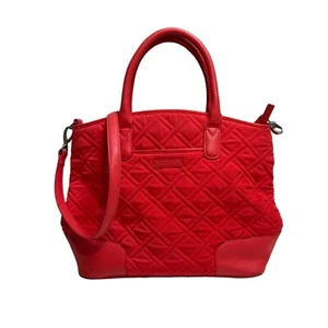 Vera Bradley Tasche rot gesteppt mit abnehmbarem Riemen & Henkeln - Bild 1 von 14