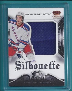 2013 Crown Royale Silhouette MICHAEL DEL ZOTTO Rangers - Picture 1 of 1