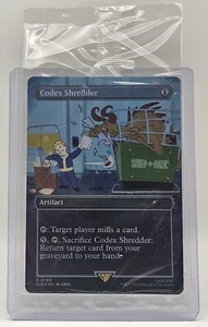 MTG ERROR CRIMPED Codex Shredder Foil Secret Lair Fallout Factory Sealed - Picture 1 of 3