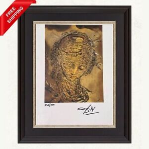 Salvador Dali, Raphaelesque Head Exploding, Original Hand Signed Print with COA