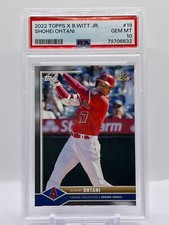 2022 Topps X Bobby Witt jr. Crown Collection Shohei Ohtani PSA 10 Angels