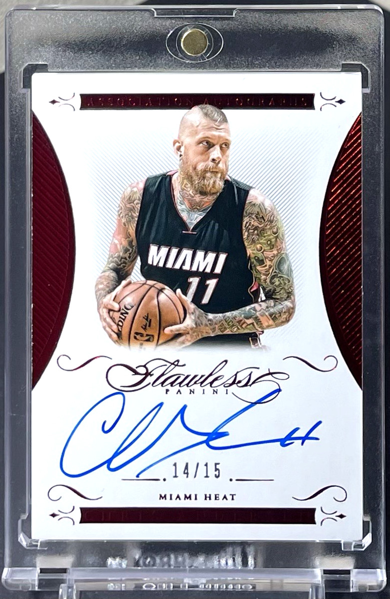 Chris Andersen Basketball Serial Numbered Sports Trading