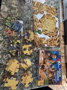 1997 Puzzle da pavimento 3D LEGO Wild West System 150+ pezzi creati da Rose Art - Foto 1 di 4