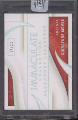 Alexandre Lacazette 2020 Immaculate Collection Signature Moves 04/23 #SMA-AL - Image 1 of 2