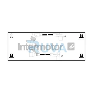 HT Cables de encendido Ruva se adapta Vauxhall Corsa 1993-2000 1.2 1.4 + Otros modelos - Imagen 1 de 2