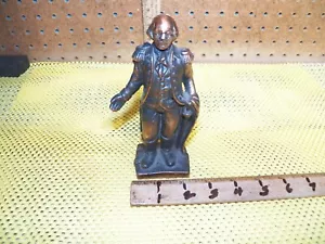 Vintage George Washington Bronze Finish Gusseisen Bank - Bild 1 von 4