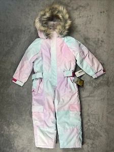 Bluemagic Kids One Piece Snowsuit Ski Snowboarding Jumpsuit Waterproof 110 cm - Picture 1 of 9