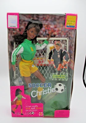 1998 Soccer Christie Friend of Barbie Doll African American NRFB World Cup - Image 1 of 4