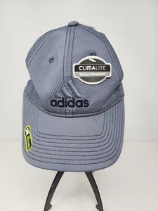 Adidas Mens Small Medium Gray Cap Hat Climalite Small Medium Flex Fit New Tags - Picture 1 of 10