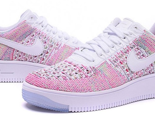 Nike Air Force 1 Flyknit scarpe sneakers basse da donna taglia 8