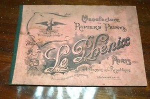 KATALOG TAPETEN "DER PHÖNIX" - JUGENDSTIL, Blumendekor Anfang 20. Jh. - Bild 1 von 8