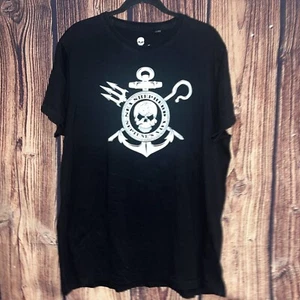 Sea Shepherd Classic Logo T-Shirt Black Sz 4X Men's Excellent Used Condition - Picture 1 of 7