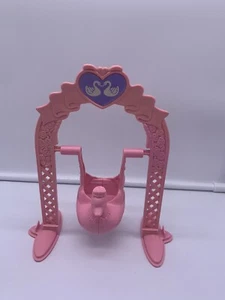 Vintage KRYSTAL PRINCESS 1992 Castle Replacement Piece Swan Swing With Arch - Picture 1 of 6