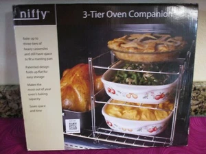Nifty - 3 Tier Oven Companion - Wire Racks 13.5 x 11 x 10.5 - New in Box - Picture 1 of 6
