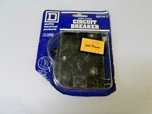 SQUARE D - DISYUNTOR - QO155C - 15 AMPERIOS - UN POLO - #52237 - NUEVO - Imagen 1 de 5