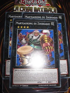 YU-GI-OH! COM MARTEAUKONG DU ZOODIAQUE PLAYSET (3 CARTES) MACR-FR047 NEUF ED1 - Picture 1 of 1