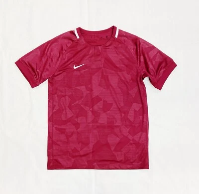 Nike Kids Hybrid Crew Neck S/S Dry Soccer Jersey Futbol Youth XL Maroon 894063 - Image 1 of 2