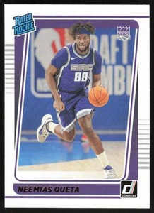 Neemias Queta 2021 Donruss Rated Rookie # 206 RC Sacramento Kings - Picture 1 of 1