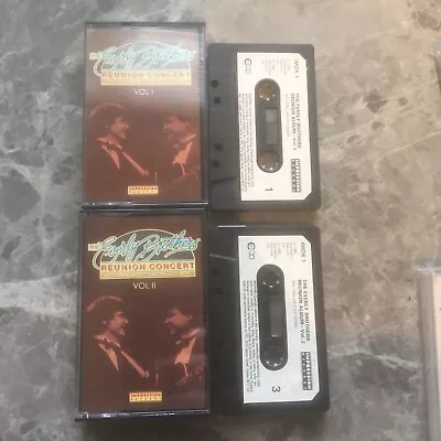 THE EVERLY BROTHERS "REUNION CONCERT" VOL1 & 11 CASSETTES - Image 1 of 2