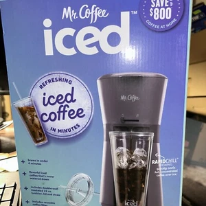 Mr. Coffee Eiskaffeemaschine, Single Serve Tumbler & Mehrwegfilter - Lavendel - Bild 1 von 1