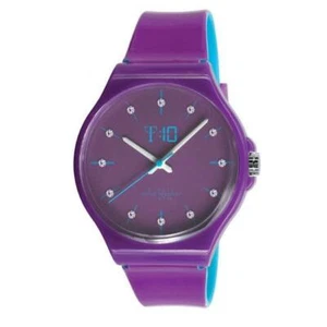 NEW T10 INGA STRASS WATCH IN PLASTIC T10-I035V - Picture 1 of 1