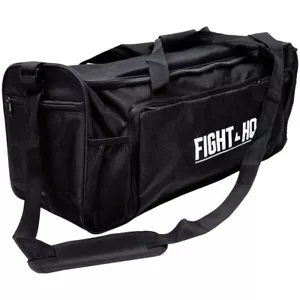 NEW FightHQ Black Gym Training Duffel Gym Bag - Picture 1 of 4