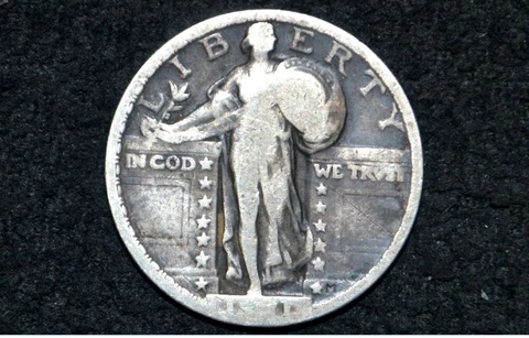 1921 Standing Liberty Quarter Dollar ** VG+ ** Key Date * Get 5% Off at Checkout Cover