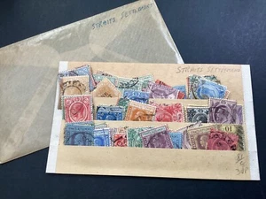 ICOLLECTZONE Valuable Straits Settlement Dealer Stock (A900-107) - Picture 1 of 16