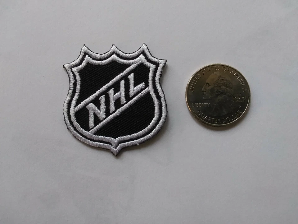 NHL SMALL COLLAR SHIELD JERSEY CAP JACKET SWEATER SHIRT HOODIE HOCKEY PATCH