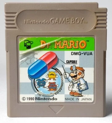 Dr. Mario Gameboy Cartridge Japanese Nintendo 1990 From Japan F/S - Image 1 of 4