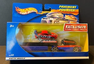 Hot Wheels Pavimentazione Pounder TOYOTA CELICA & POD TRUCK Esclusivo Trasportatore 1/64 - Foto 1 di 10