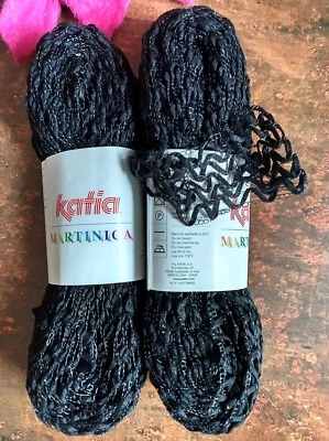 2 x 50 g Katia Martinica  Col. 207  schwarz - Bild 1 von 2