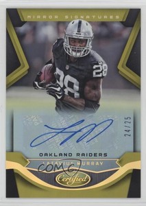 2016 Certified Mirror Signatures Gold /25 Latavius Murray #M-LMY Auto