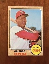 1968 Topps - Orlando Cepeda #200 St Louis Cardinals