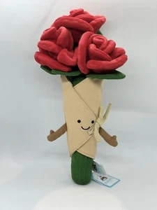 Jellycat Official Authentic Valentin’s Day Series Amuseable Rose Bouquet Plush - Picture 1 of 10