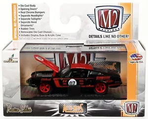 M2 Machines 1968 Ford Mustang Auto Mods Series - 32600 14-57 NRFP Red/Black 1:64 - Picture 1 of 6
