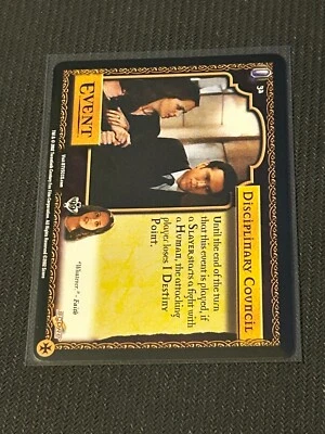Buffy the Vampire Slayer CCG Class of 99 32 Disciplinary Council - Image 1 of 2