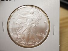 2007  ** UNCIRCULATED** AMERICAN SILVER EAGLE **1 Troy OZ .999**  FREE SHIPPING